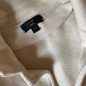 Cream jcrew sweater blazer
